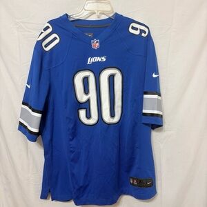Nike Detroit Lions Ndamukong Suh #90 football jersey.
